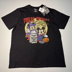 NWT Disney Micky & Minnie Mouse Halloween T Shirt Sz lg
